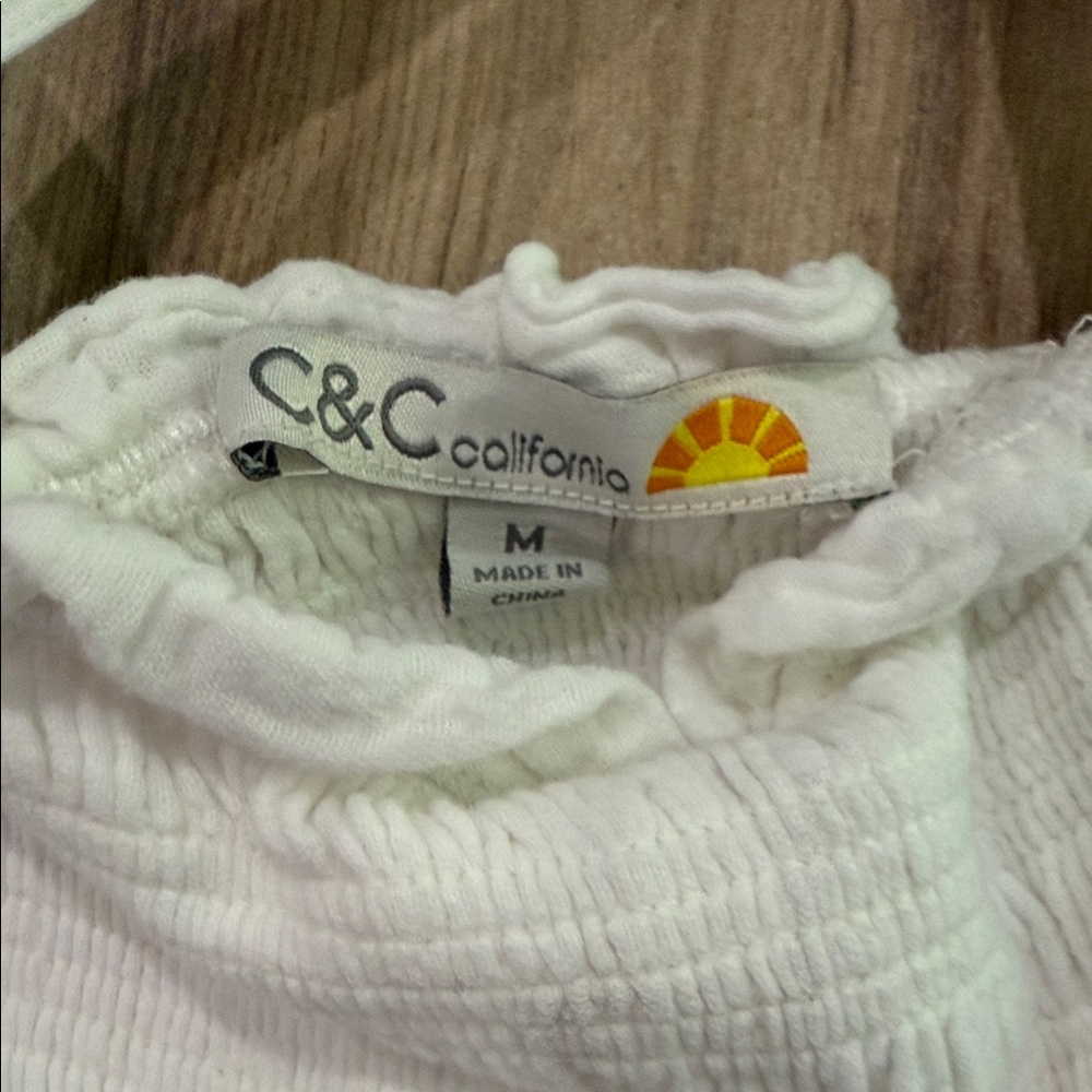 C&C California Cream Maxi Dress - Picture 2 of 5